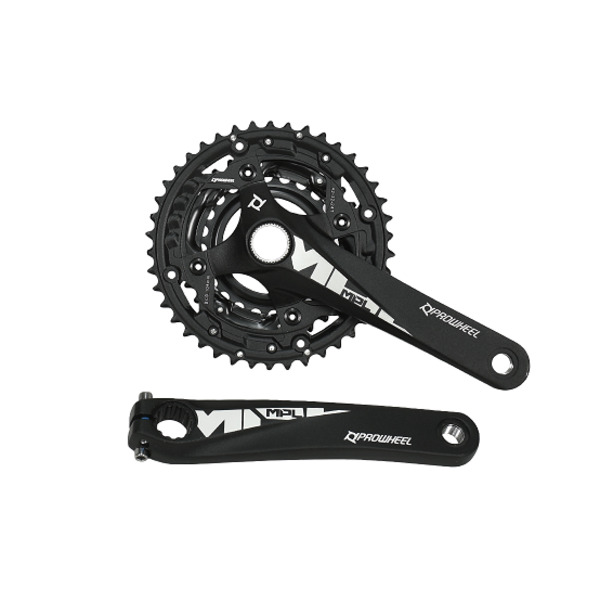 Система велосипедная PROWHEEL MPL-651-TT, алюминий, 175 мм, 42/32/24Т, BCD:104/64, черный, MPL-651-TT*175mm,,(42/32/24)