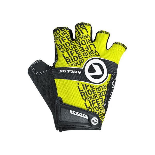 Велоперчатки KELLYS COMFORT, lime, Gloves COMFORT NEW lime L (Размер: М)