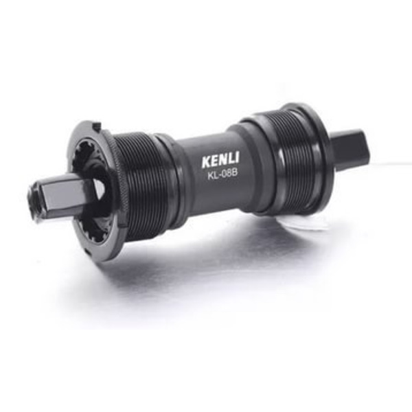 Каретка под квадрат "Kenli", ось 118мм, резьба 1.37" 24 T, длина стакана 68мм, сталь, KL-08B (3)