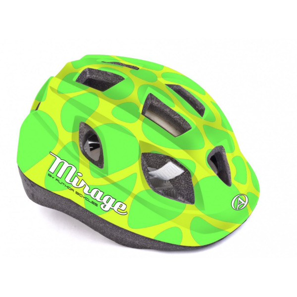 Велошлем детский AUTHOR Mirage 198 INMOLD, зелено-желтый, 8-9089973 (Размер: 48-54 см)
