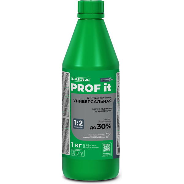 Универсальный акриловый грунт ЛАКРА PROF IT Лк-00008171
