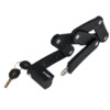 Велосипедный замок 4Bike JJ-T602, мото/вело, складной, стальной, на ключ, черный, ARV-JJ-T602-BLK