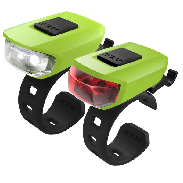 Комплект освещения KELLY"S KLS VEGA USB, 2 диода, 3 режима, салатовый, 74113