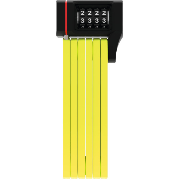 Замок велосипедный ABUS Bordo uGrip 5700C/80 см, складной, кодовый 4-х разрядный, с кронштейном, лаймовый, 05-0087793