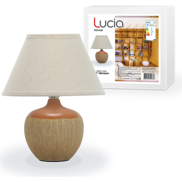 Настольный светильник Лючия 427 фундук 4606400510703