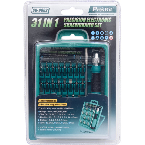 Набор отверток Pro"sKit SD-9802 00293033