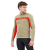 Велокуртка Castelli MORTIROLO VI, мужская, оливковый/красный, 4520506 (Размер: XXXL, Цвет: Оливково/красный)