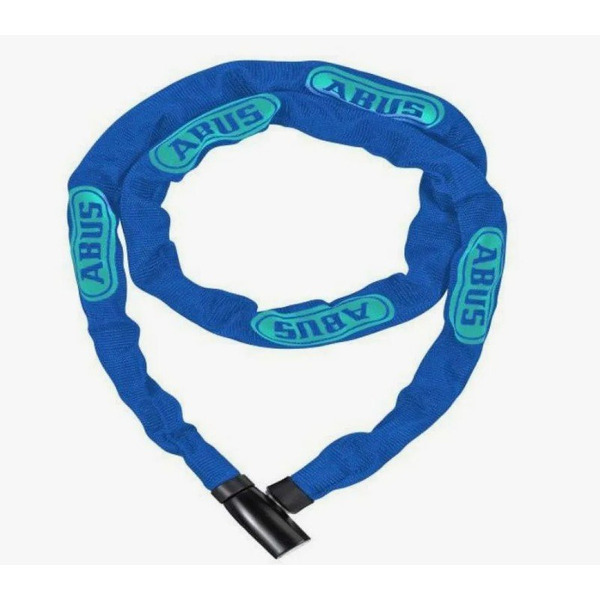 Замок вело ABUS, цепь на ключе 6806K/85см 6мм, класс защиты 6/15 blue mask синий, 05-0090286