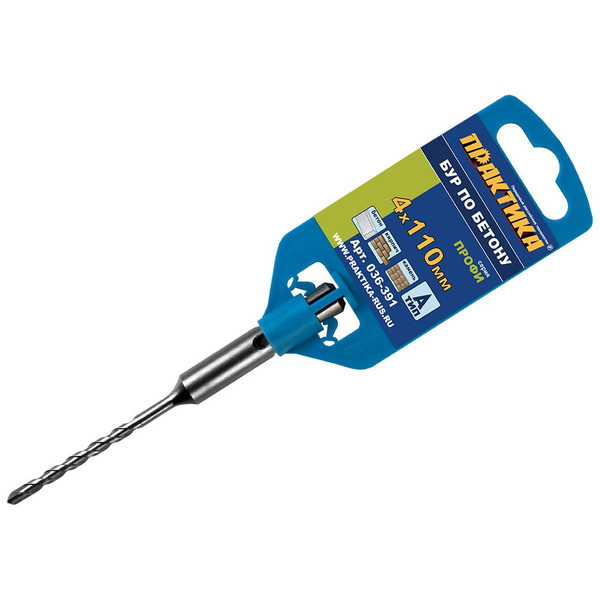 Бур sds plus по бетону ПРАКТИКА 036-391