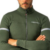Веломайка Castelli FONDO 2 FZ, длинный рукав, темно-зеленый, 4521513 (Размер: XXXL, Цвет: Темно-зеленый)