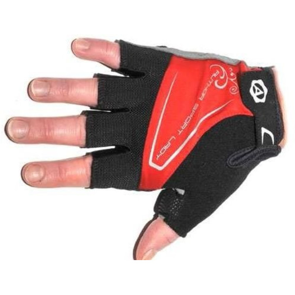 Велоперчатки женские AUTHOR Lady Comfort Gel, красно-черно-серые, 8-7130563 (Размер: S)