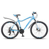 Женский велосипед Stels Miss 6000 D 26 V010 2020, LU093825 (Рама: 17" (Рост: 156-170 см), Цвет: Голубой )