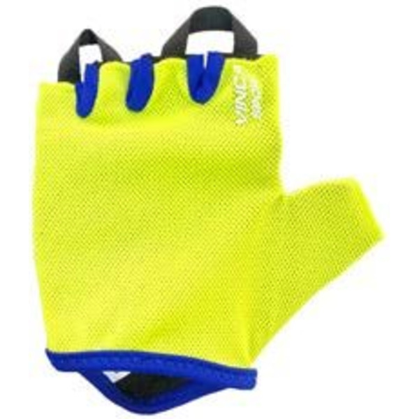 Велоперчатки Vinca Sport VG 975, материал сетка, гелевые вставки, лайм, VG 975 lime (Размер: XL)
