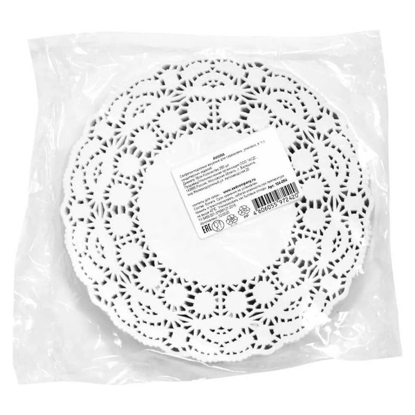 Ажурная бумажная салфетка AVIORA 104-054