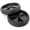 Приставные колеса Vinca Sport, стойки сталь, 12-20", колесо пластик, черные, пара, HRC 19 black