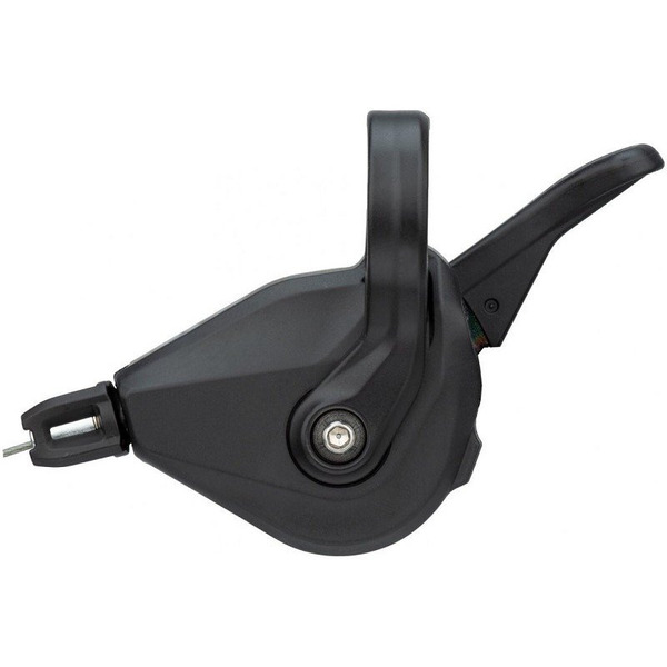 Переключатель SHIMANO, DEORE SLX, 2 скорости, левый, трос 1800 мм, нержавеющий, черный, KSLM7100LB, 2-8262
