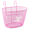 Велокорзина Vinca Sport Vintage, на самокат или детский велосипед стальная, 240x150x150мм, розовая, P 09 pink Vintage
