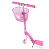 Велокорзина Vinca Sport Vintage, на самокат или детский велосипед стальная, 240x150x150мм, розовая, P 09 pink Vintage
