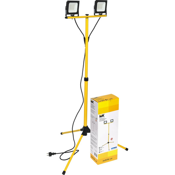 Светодиодный прожектор IEK СДО 06-2х30Ш LPDO606-2X030-65-K02