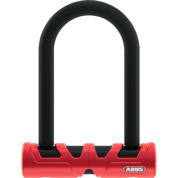 Велозамок Abus Ultimate 420/150HB140х80мм+USH скоба, 17мм, на ключ, с кронштейном, класс защиты 12/15, красный, 05-0081