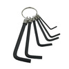 Набор шестигранников BIKEHAND YC-268L-1, на кольце, 2/3/4/5/6/7 мм, черный, 6-14268