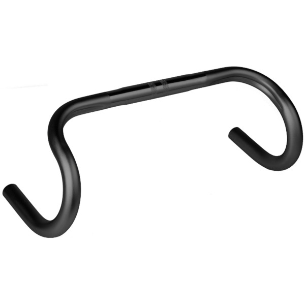 Руль велосипедный RACING 23,8х25,4x425мм, алюминий, "баран" , черный, 5-403997