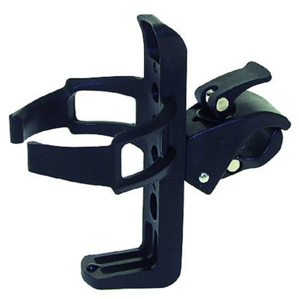 Флягодержатель велосипедный M-Wave BC 360°, на руль/раму, пластик, черный, 5-340951