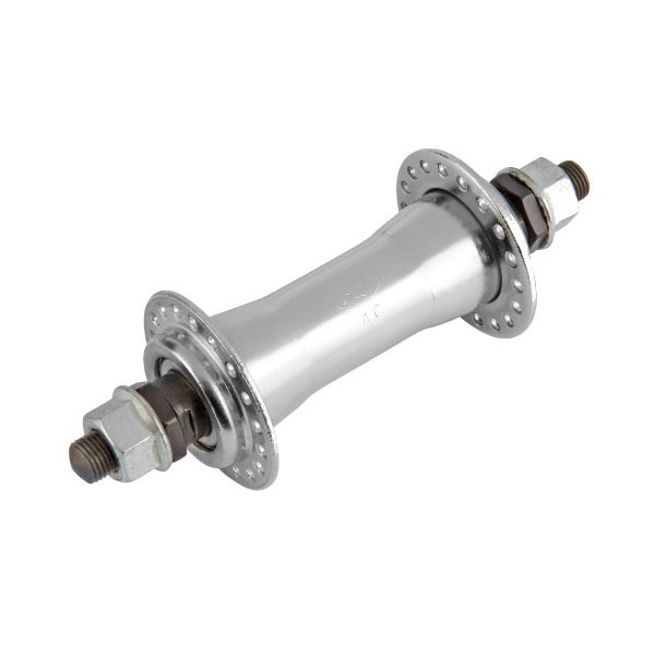 Втулка велосипедная QUANDO KT-122FQR, передняя, 36H, серебристая, KT-122FQR 36H