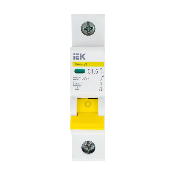 Автоматический выключатель IEK ВА47-29 MVA20-1-D16-C