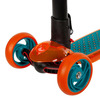 Самокат для детей Novatrack RainBow подростковый, складной механизм на руле, 120PROT.RAINBOW.BL22
