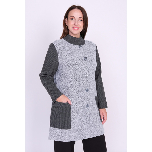 Кардиган А-275/серый микс (серый микс 52)