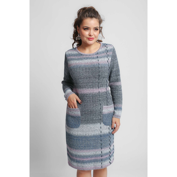Платье Д 2094 дл/темный джинс (темный джинс 56)