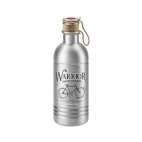 Фляга велосипедная Elite Eroica Warrior, 600 мл, с пробкой, винтаж, алюминий, EL0150208