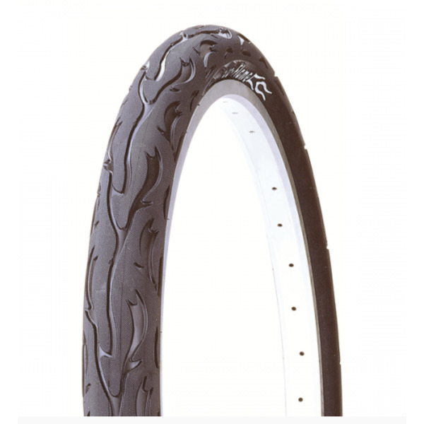 Покрышка велосипедная Kenda K-1008, 26"x3.00, "FLAME", 60 TPI, широкая для круизеров, 523738