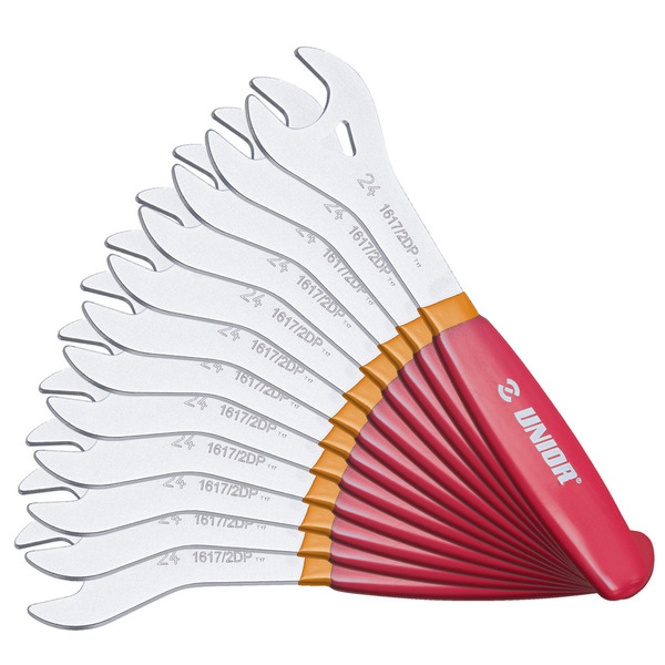 Набор ключей UNIOR, для коничесикх гаек, комплект 12 штук, 1617/2DPCB