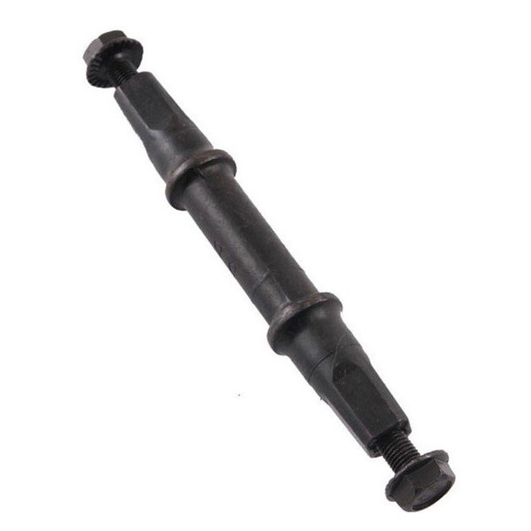 Вал каретки TRIX, под квадрат, 3S, под стакан 68 мм, длина 124.5 мм, с гайками М10х1,25 мм, 3SNTS, BS-TX-N-124x5-BK