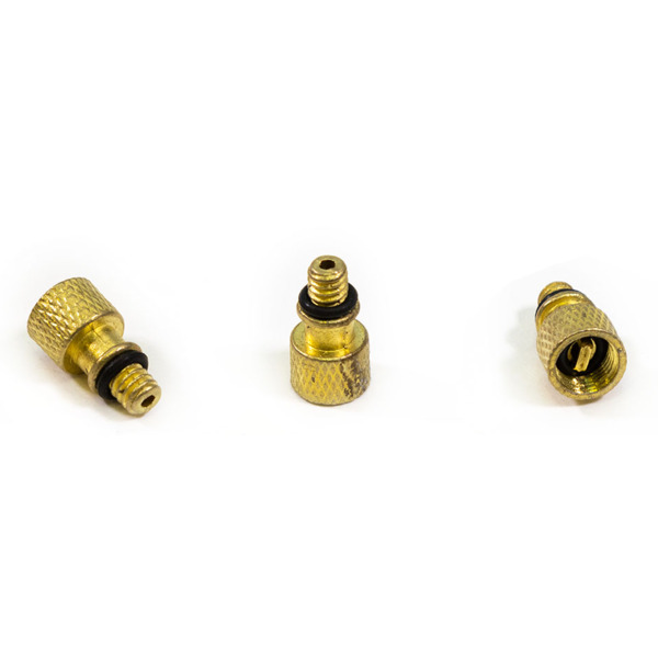 Переходник Bee Pump,, резьбовой, с велонипеля на автонипель, сталь, для шланга ручного насоса, D9