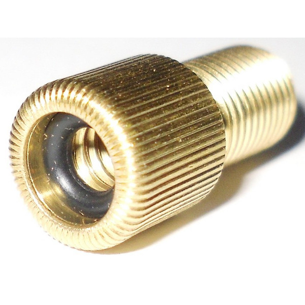 Переходник GIYO для велонасоса, спорт-авто, повышенного качества. латунь, желтый, 6-200054