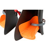 Детское велокресло BELLELLI Tiger Clamp, на багажник, чёрно-оранжевое, до 22 кг, 01TGTM00001