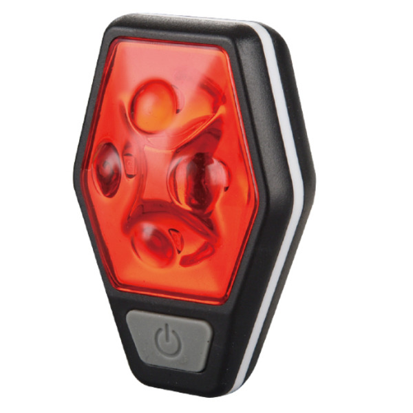 Фонарь велосипедный RAYPAL, задний, 80 LM, LED, 2xAAA, 3 режима, 70x48x30 мм, RPL-2231