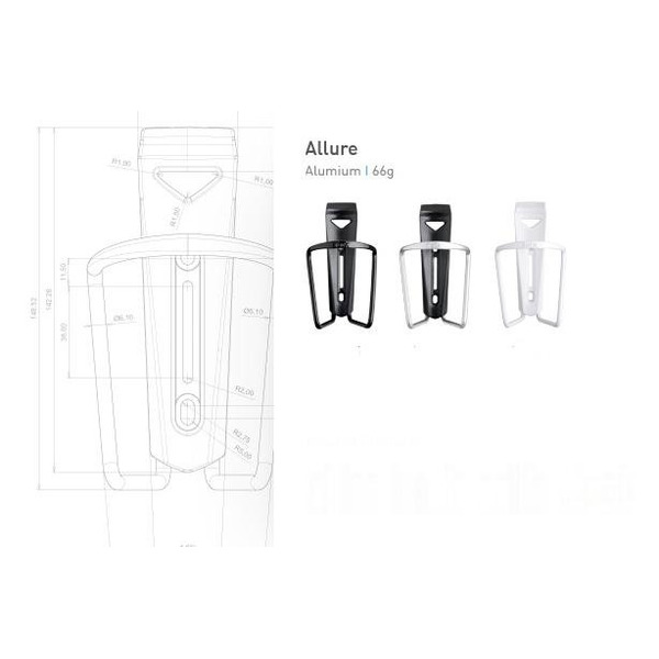Флягодержатель Tacx Allure Pro серебрист., T6462/B