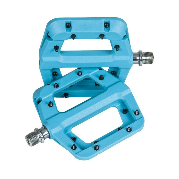 Педали велосипедные 4BIKE M991, материал полипропилен, размер платформы 112х98х20 мм, синий, ARV-M991BLU
