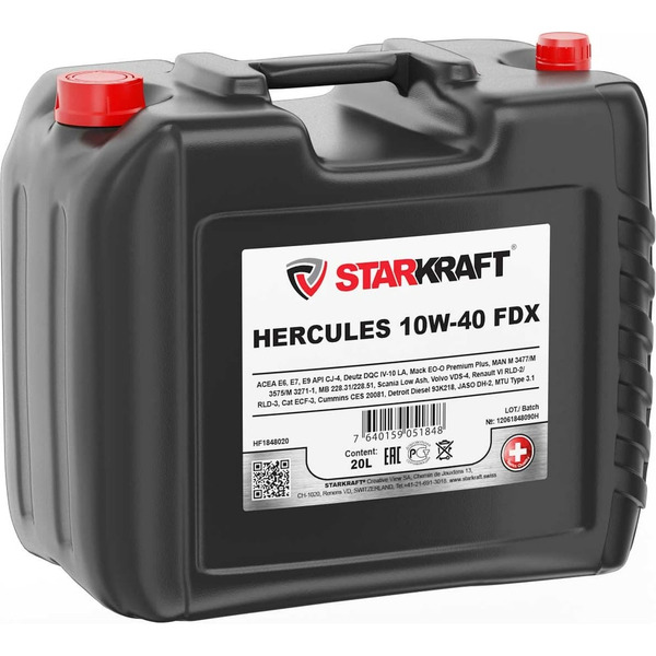 Синтетическое моторное масло STARKRAFT HERCULES FDX 10W40, HF1848020