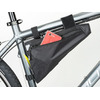 Подсумок велосипедный AUTHOR A-R244, подрамный, треугольный, 2 отделения, малый, черный, 8-15001074