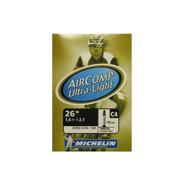 Камера велосипедная Michelin C4 Ultra, 1.6/2.1, FV 40, 696961