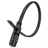 Замок велосипедный ROCKBROS, длина 540 мм, кабельная стяжка, цифровой, черный, RB_3240001001