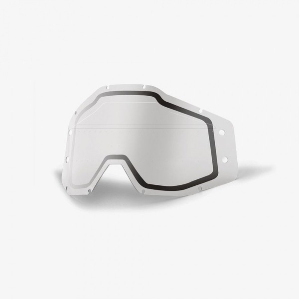 Линза 100% Accuri Forecast Lens Sonic Bumps w/mud Visor Clear, 51121-510-02