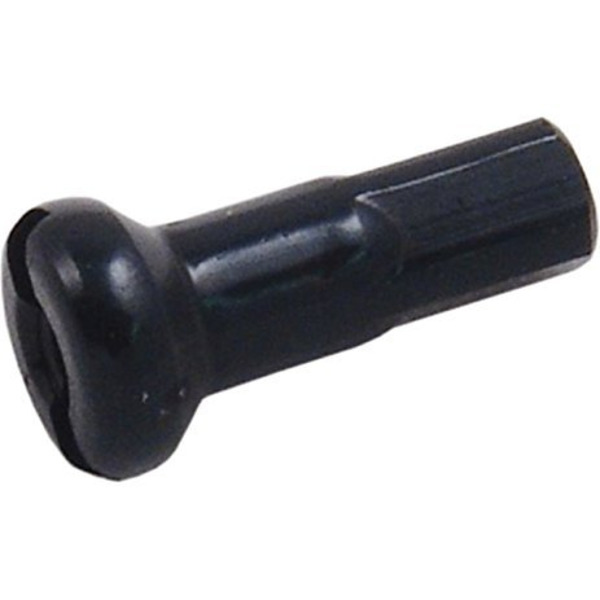 Ниппель велосипедный Wheelsmith, 2.0 x 12mm, Anodized Black 50, черный, алюминиевый, SE814K