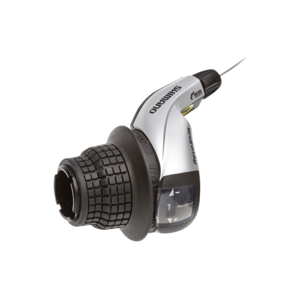 Переключатель велосипедный Shimano Tourney SL-RS45-L Revo Shifter, левый, 3 скорости, с тросом, ST (590080)