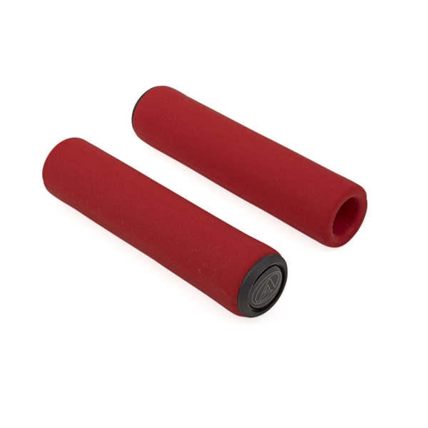Грипсы велосипедные AUTHOR AGR SILICONE ELITE, силикон, 130мм, 96г, красные, 8-33402033
